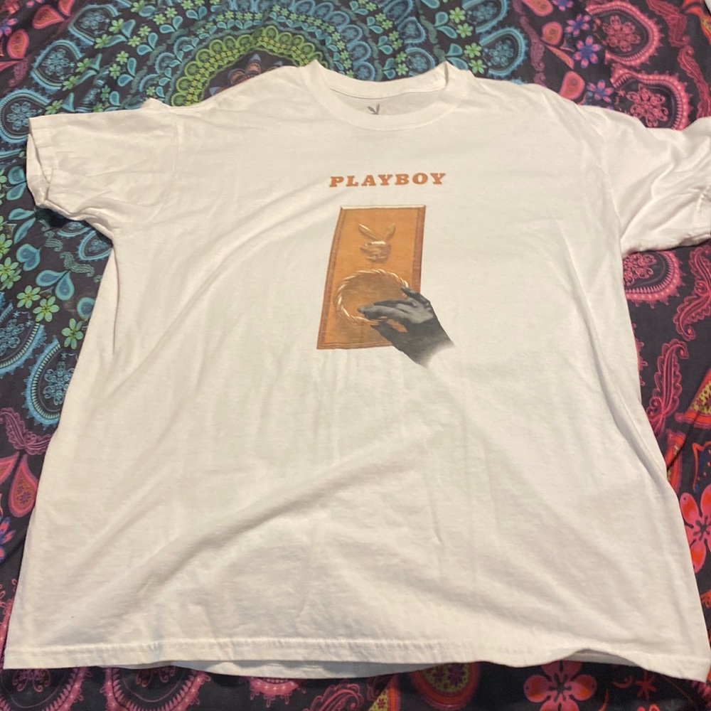 Playboy White Tee